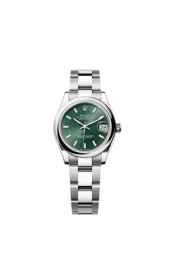 Rolex Datejust Green Index Dial Oyster Bracelet