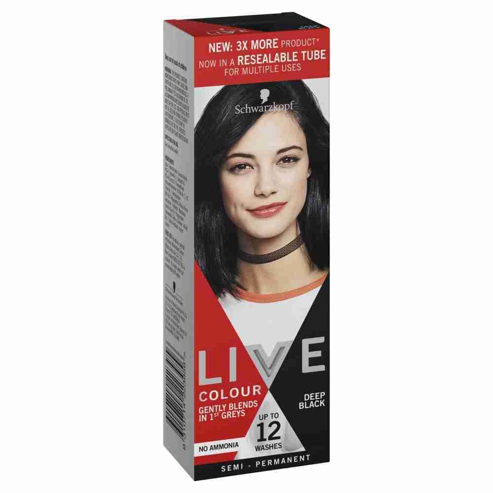 Schwarzkopf Live Colour Deep Black 75mL