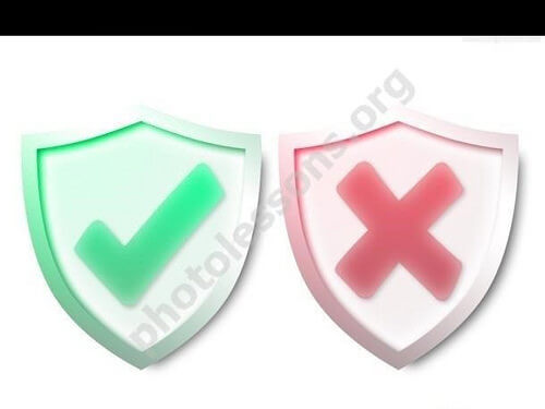 PSD формат - исходник для Фотошоп в виде иконок безопасности