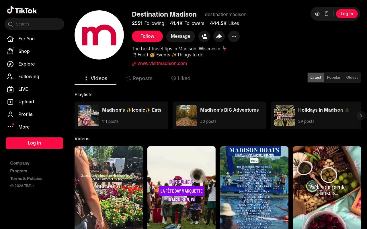 Destination Madison | TikTok Travel Tips