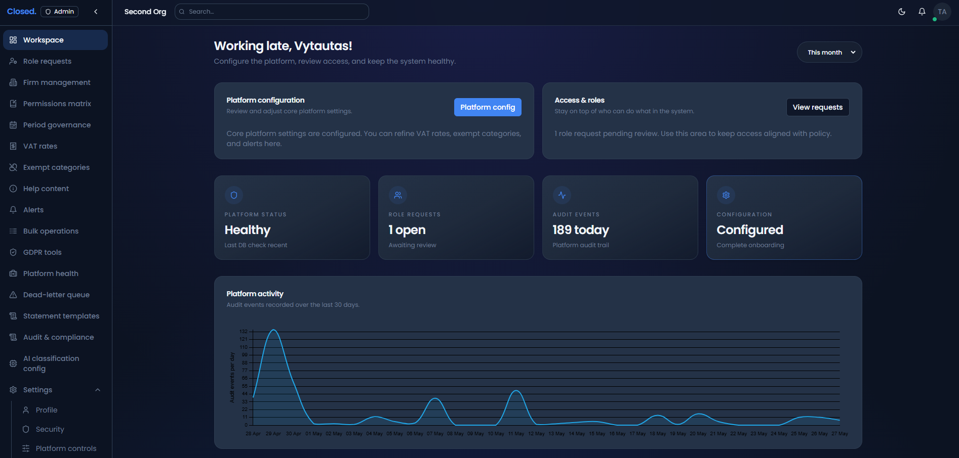 Database Tuning developers developer - Vytautas B.'s portfolio image