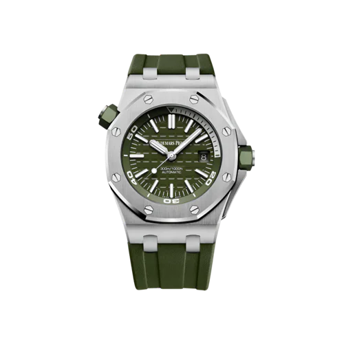 Audemars Piguet Royal Oak Offshore Diver Stainless Steel Green Dial Automatic