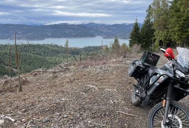 2023 KAWASAKI KLR650 ABS motorcycle for rent near Grants Pass, OR