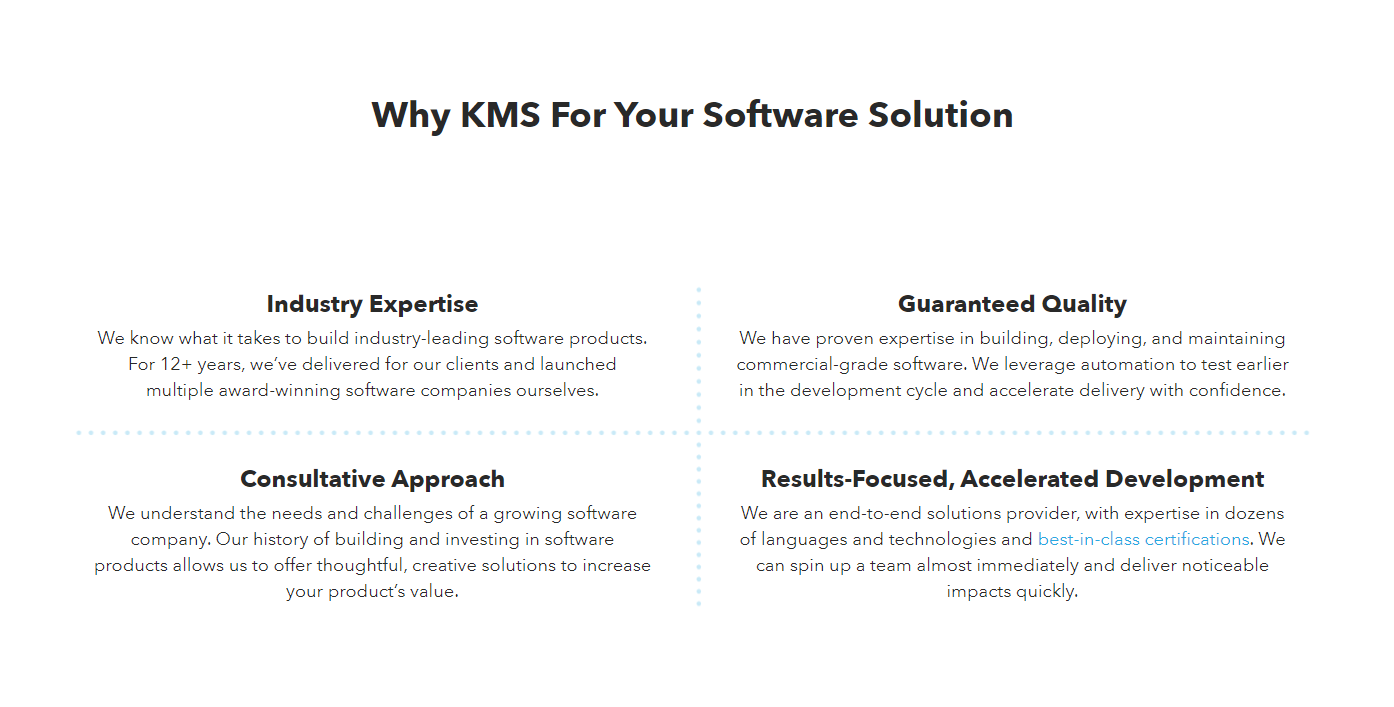 KMS Technology product / service