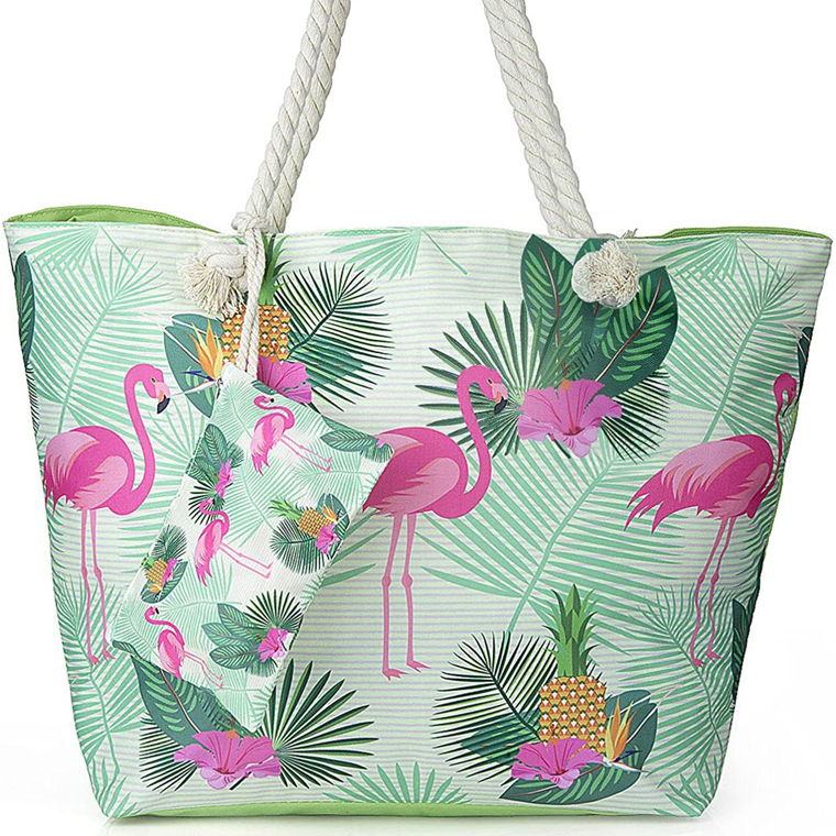 Flamingo Tasche Strandtasche Shopper Sommer Strand