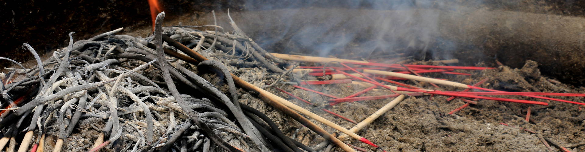 burning incense