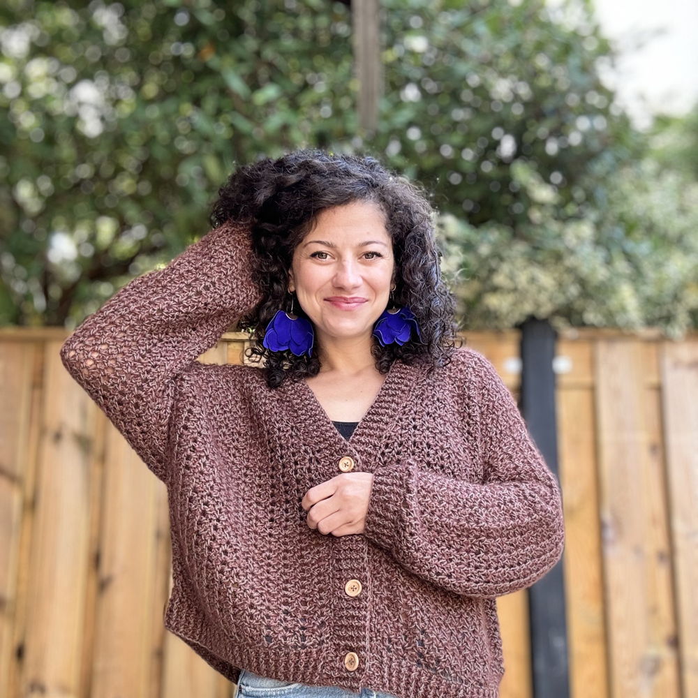 Crochet a Trendy Oversized Sweater | Amira Cardigan