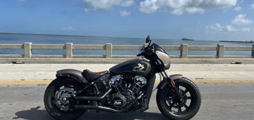 2019 INDIAN SCOUT BOBBER ABS motorcycle for rent near Sarasota, FL