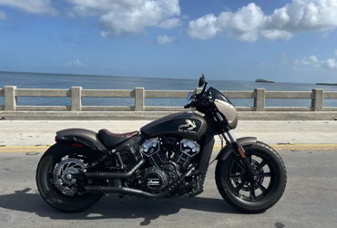 2019 INDIAN SCOUT BOBBER ABS motorcycle for rent near Sarasota, FL