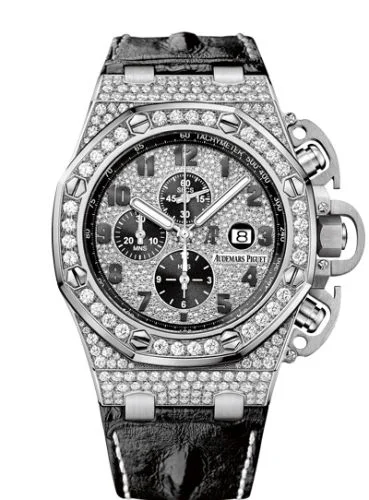 Royal Oak OffShore 26215 T3 White Gold / Diamond