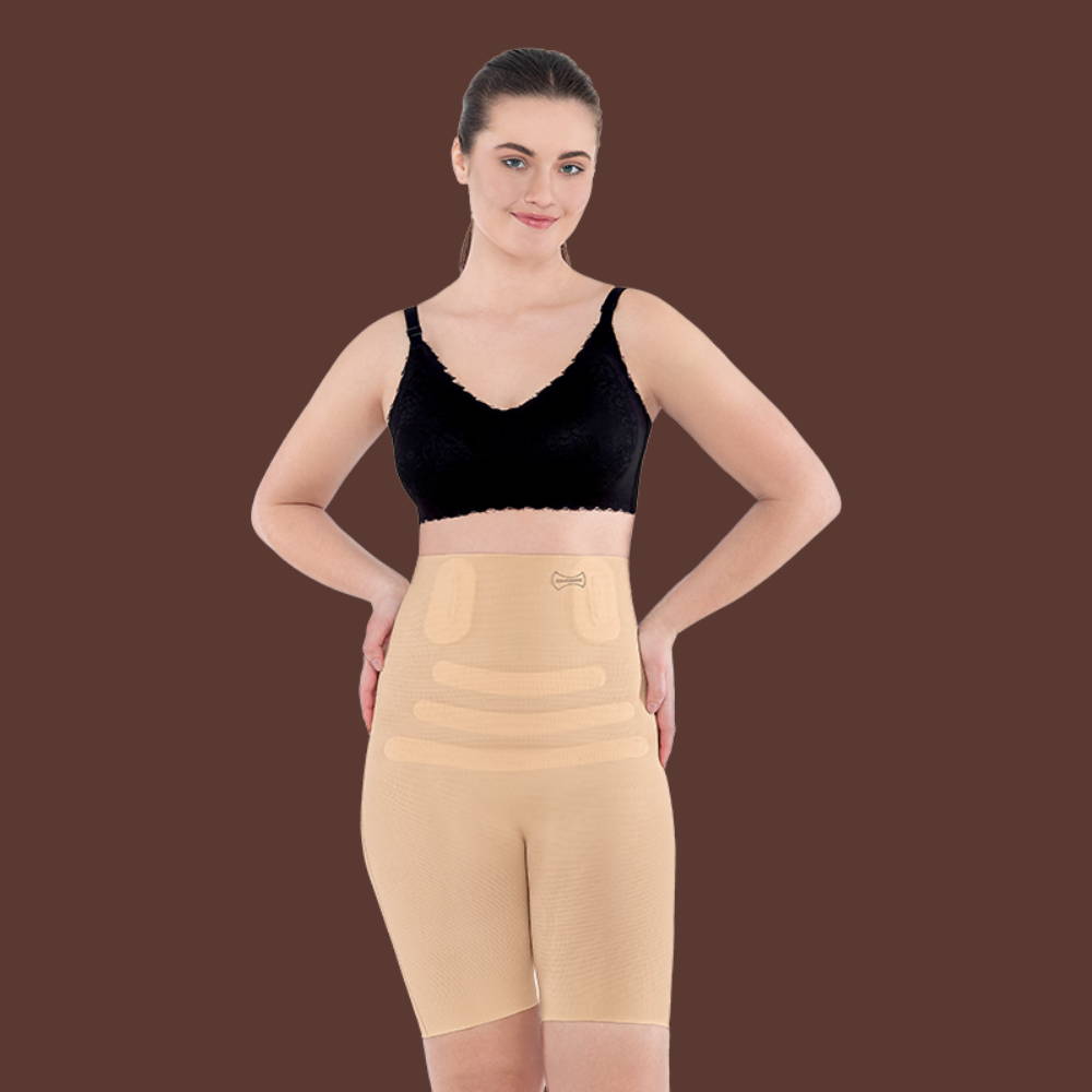 Breezeology High Waist Shapewear for Women – Targets Tummy, Waist, Hips, and Thighs