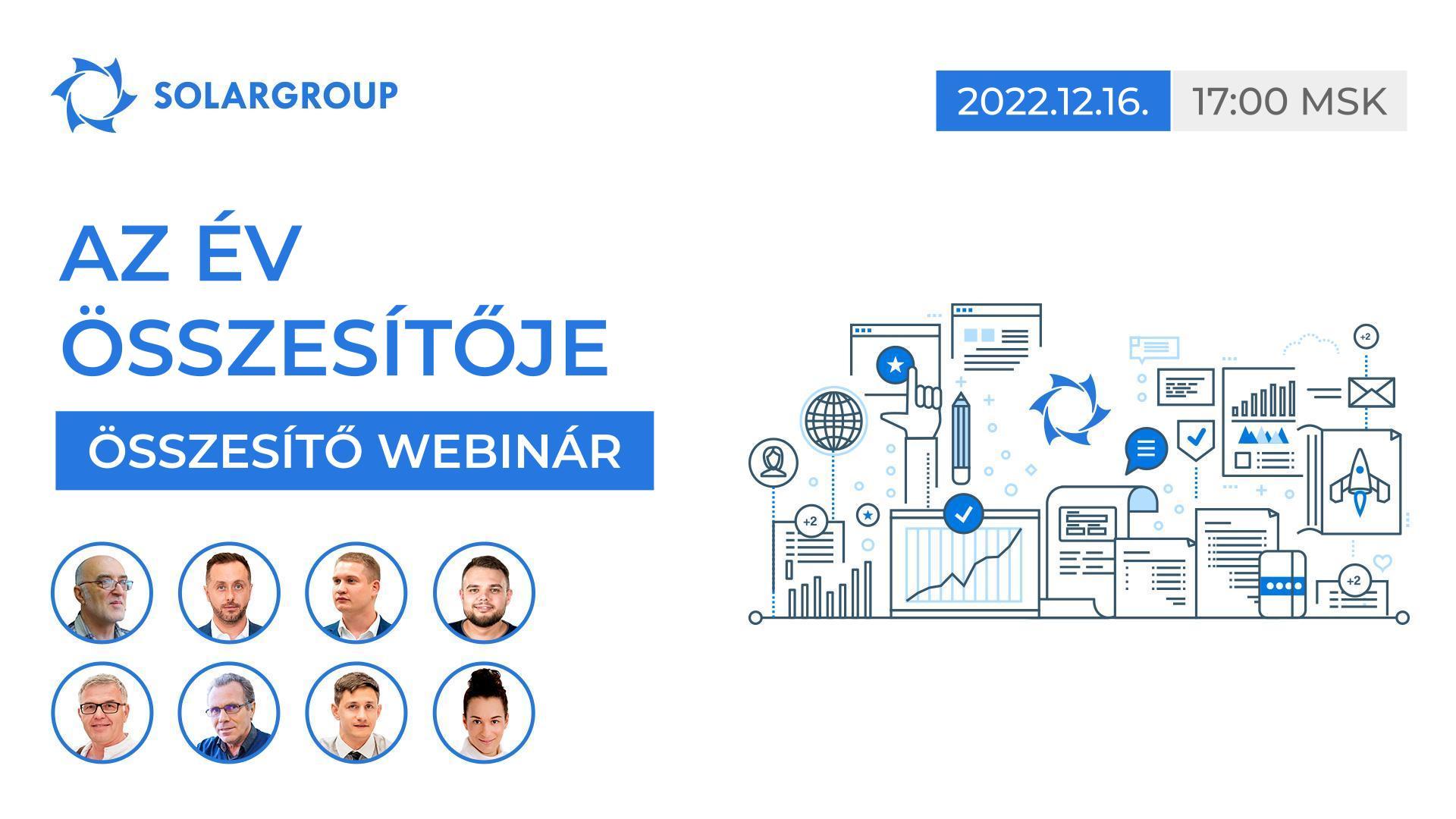 A „Duyunov Motorok" projet éves összesítője: 13 nyelvre lefordított összesítő webinár