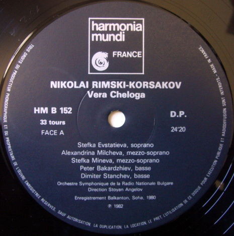 ★Audiophile★ Harmonia Mundi / ANGELOV, - Rimsky-Korsako...