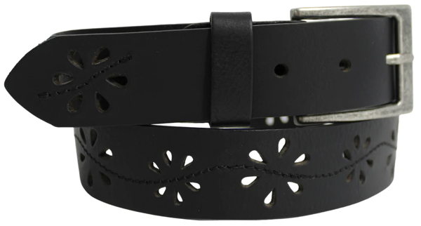 Genuine Leather Floral Ladies Belt 43038 - Image 9