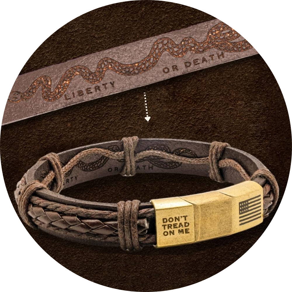 Don't Tread On Me Bracelet - 33% Off - The Hero Company