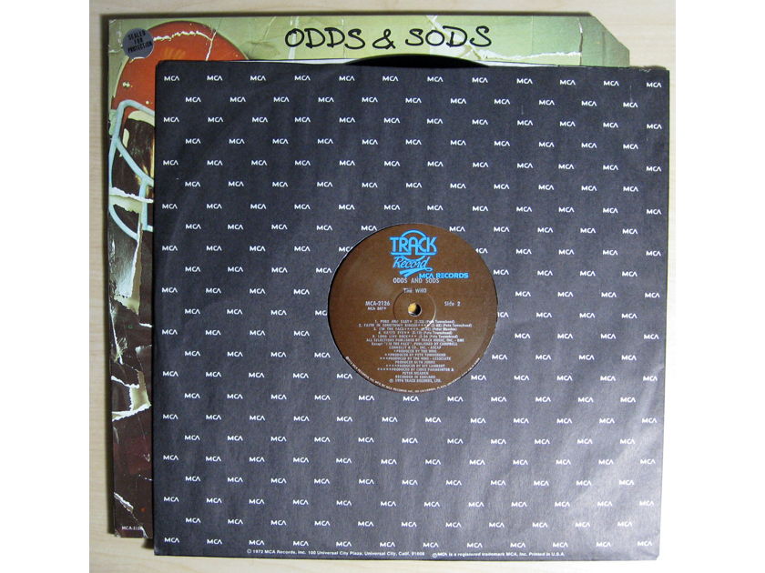 The Who - Odds & Sods -First Press 1974 Compilation MCA Records MCA-2126