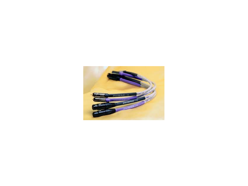 Analysis Plus  1M Silver Oval-In Interconnect Cable  XLR - FREE SHIPPING!!