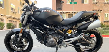 2014 DUCATI MONSTER 696 motorcycle for rent near Newark, CA