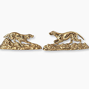 English Hunting Dog Fireplace Ornaments