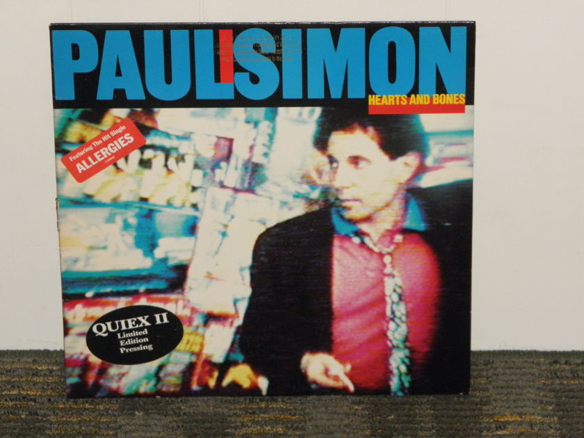 Paul Simon - "Hearts And Bones" Gold Promo Stamp QUIEX II pressing WB 23942-1