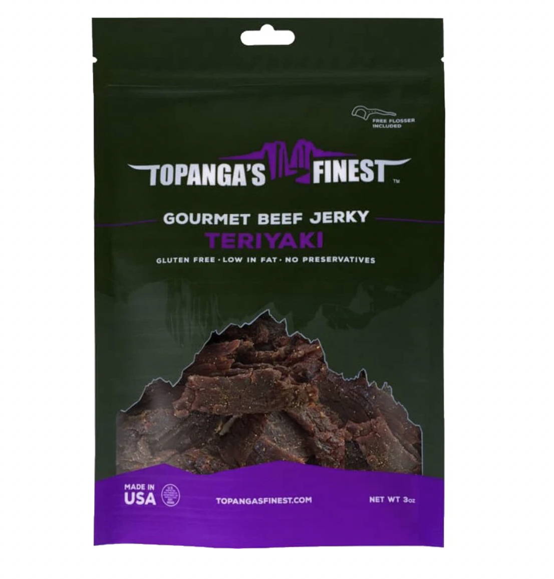 Topangas Finest Beef Jerky 