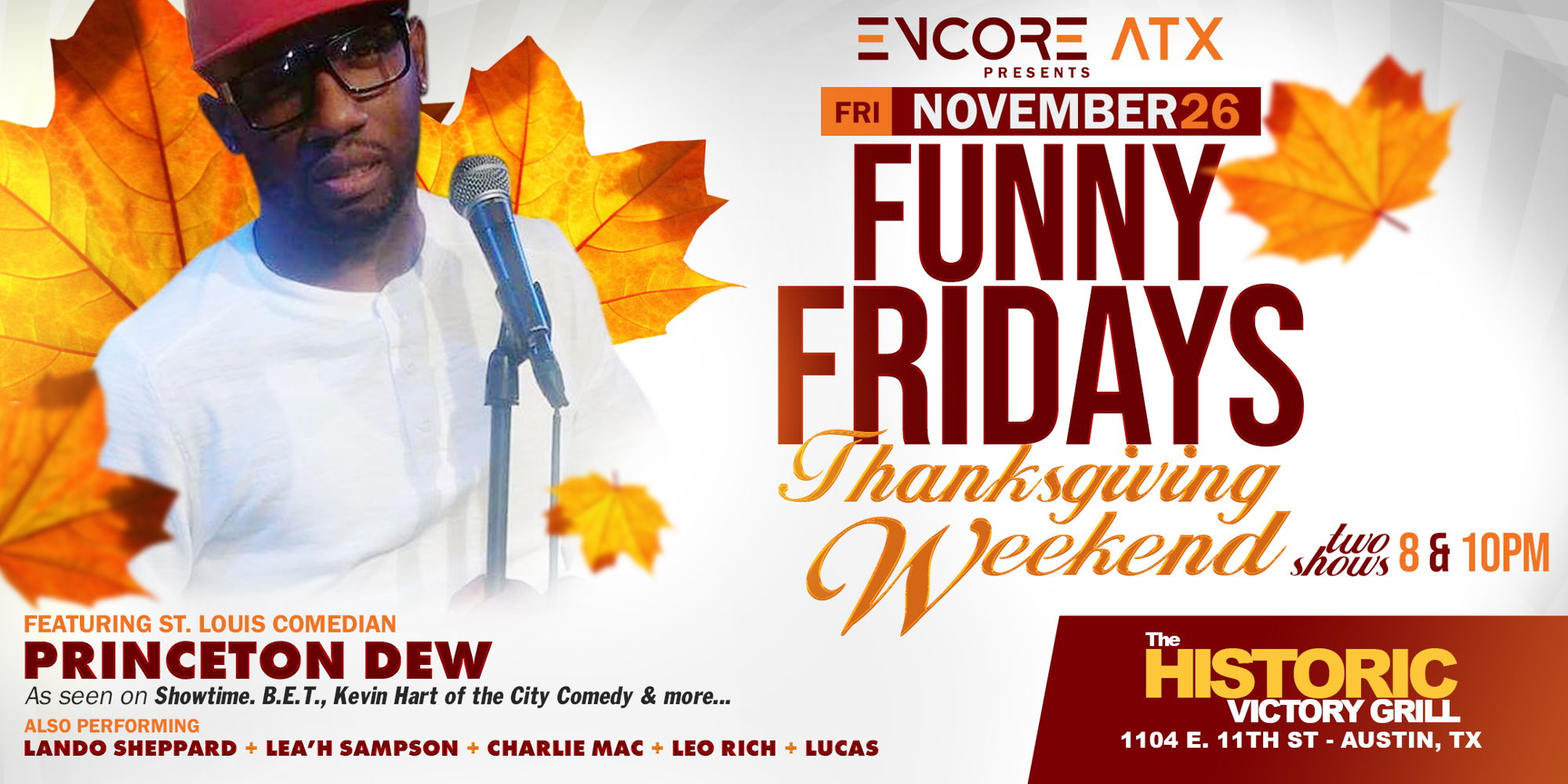 Funny Fridays Thanksgiving Weekend promotional image