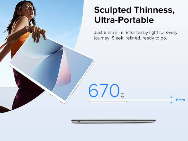 USetup T4 - White Portable Monitor 15.6" 1080P 60hz | UPERFECT