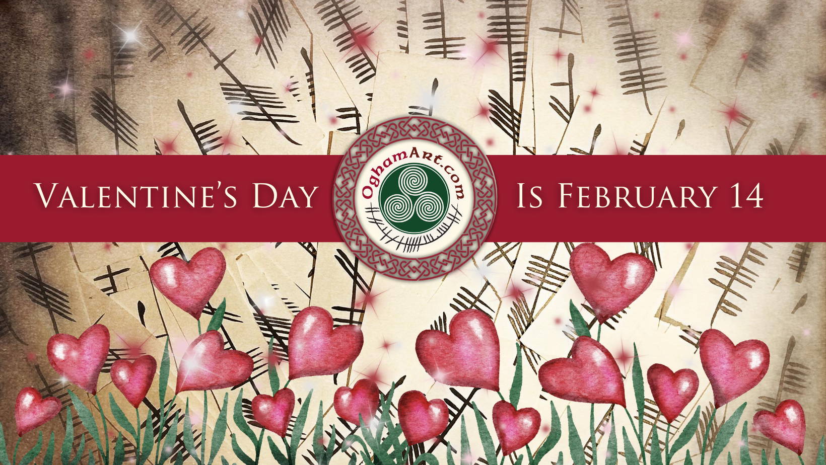 The Ogham Alphabet in Unique Presentations