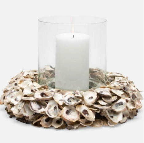 Oyster candle holder