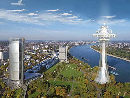  Hamburg
- The planned tower "Aire" in Bonn (right)