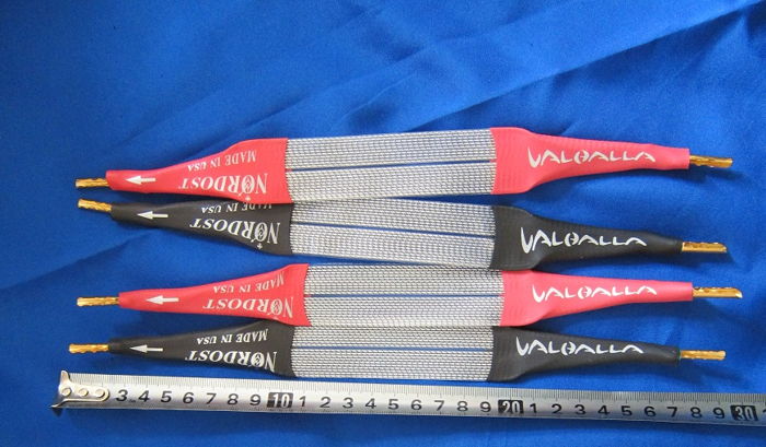 Nordost Valhalla jumper cables 10 inches-25cm