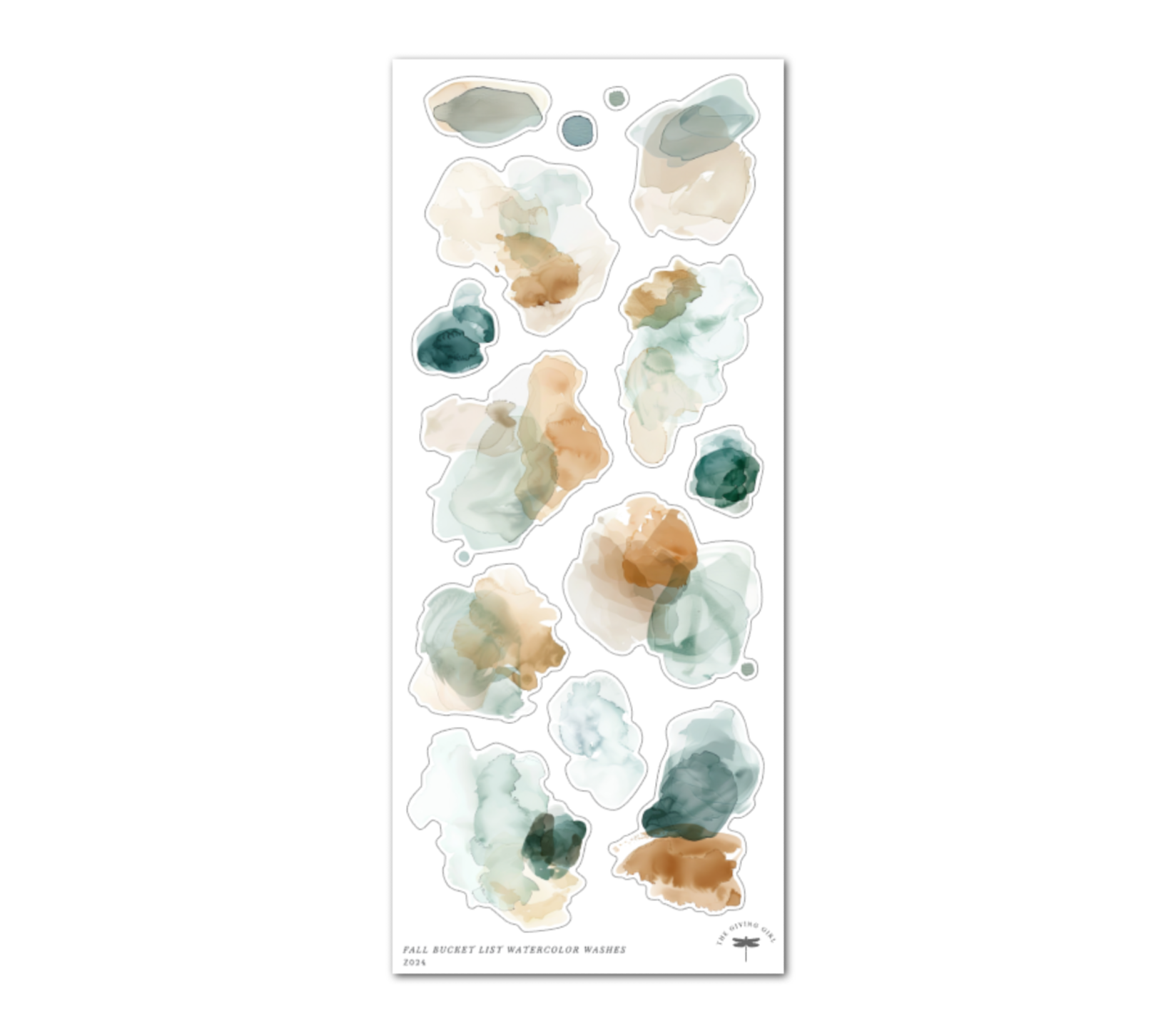 Fall Bucket List Watercolor Washes – The Giving Girl