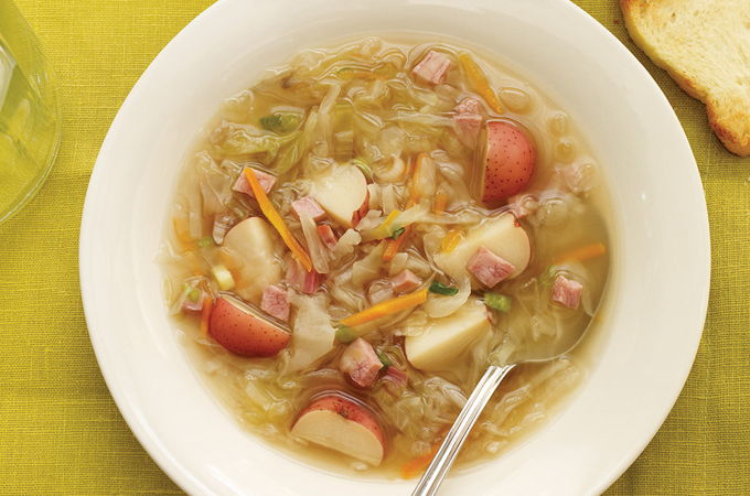 Cabbage and Ham Soup 