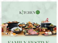 FAMILY FESTIVE EXTRAVAGANZA DINNER AT KITCHEN6 image