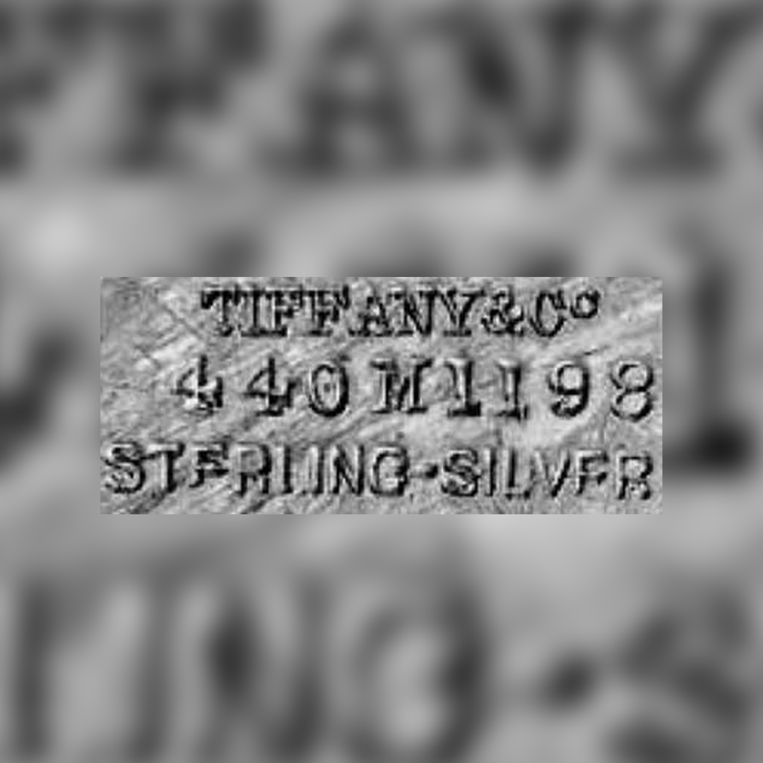 Tiffany & Co. 1873 - 1891 Hallmark hallmark, Tiffany & Co. 440 M1198 Sterling Silver