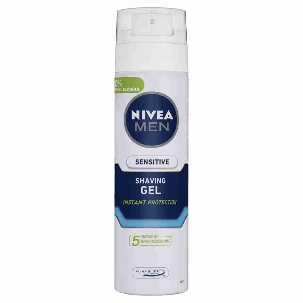 Nivea Men Sensitive Shaving Gel Instant Protection 200Ml