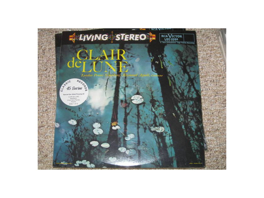 Clair De Lune - Raymond agoult 45 rpm single sided lps oop