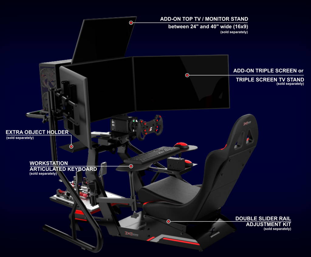 EXTREME SIM RACING COCKPIT P1 ADD-ONS