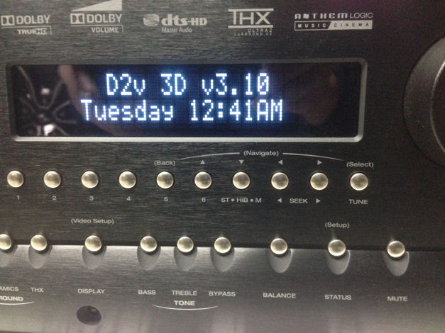 Anthem D2V 3D upgrade with ARC and latest firmware 3.10