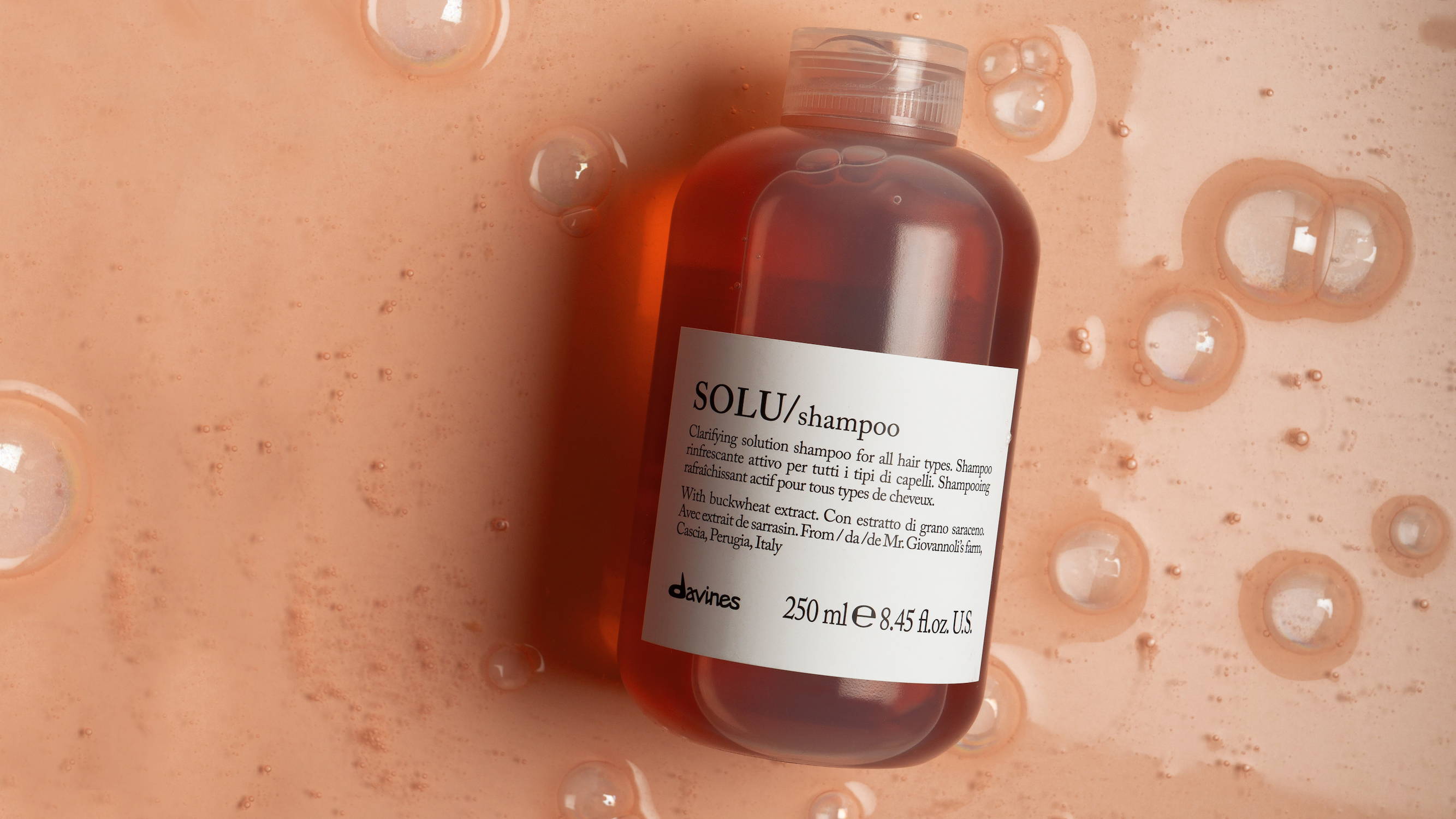 Davines solu shampoo for clarifying
