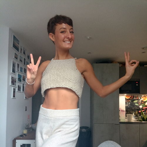 Strickmuster: Seedy Crop Top