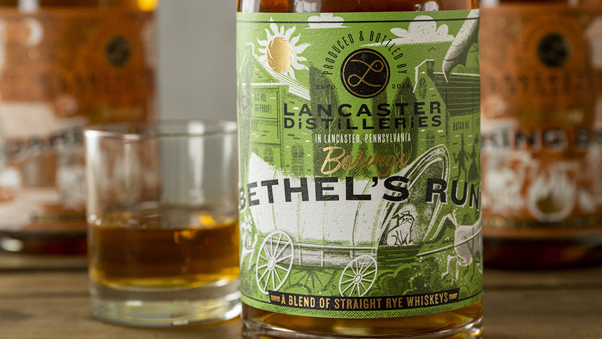 Featured image for Bethel's Creek Rye Whiskey Label Tells The Brand's Story