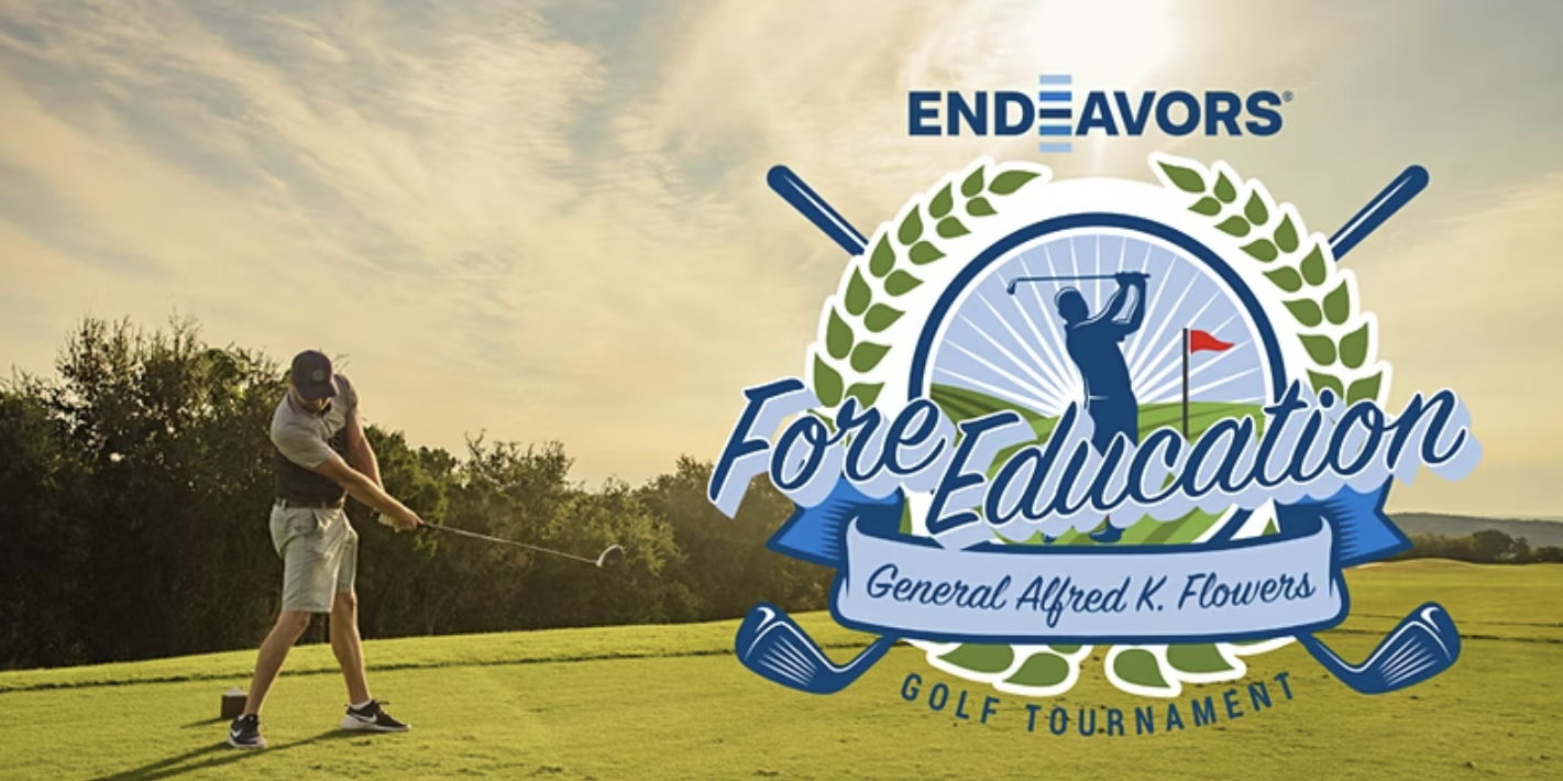 Endeavors Fore Education | General Alfred K. Flowers Scholarship Tournament promotional image