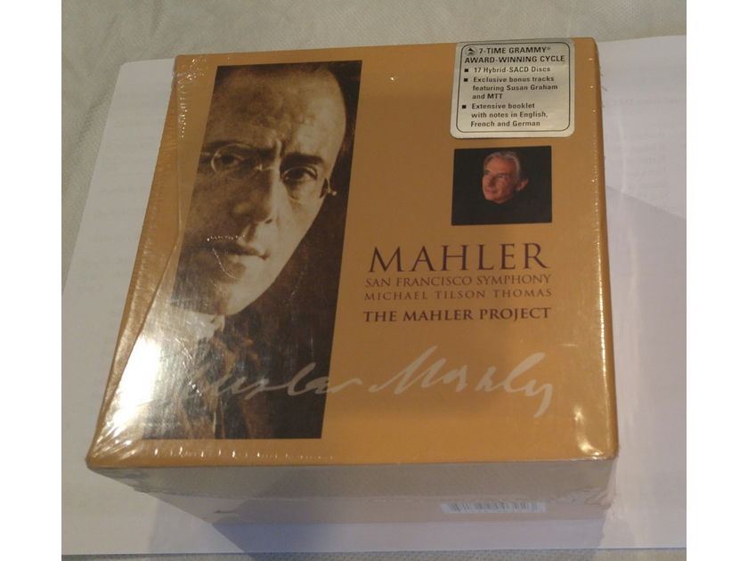 Michael Tilson Thomas (MTT),  - The Mahler Project - symphonies and songs,  17 SACD boxset, brand new
