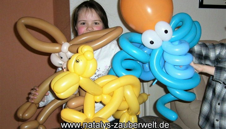 kindergeburtstag ballonfiguren ballontiere ballonkünstler buchen karneval