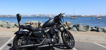 2021 HARLEY-DAVIDSON XL883N SPORTSTER IRON 883 motorcycle for rent near San Diego, CA