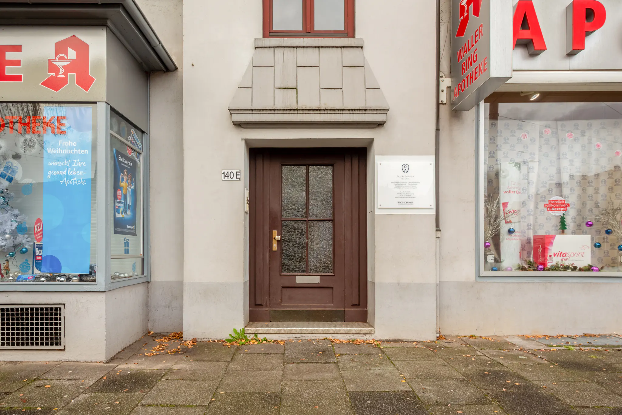 Eingang Waller Heerstraße