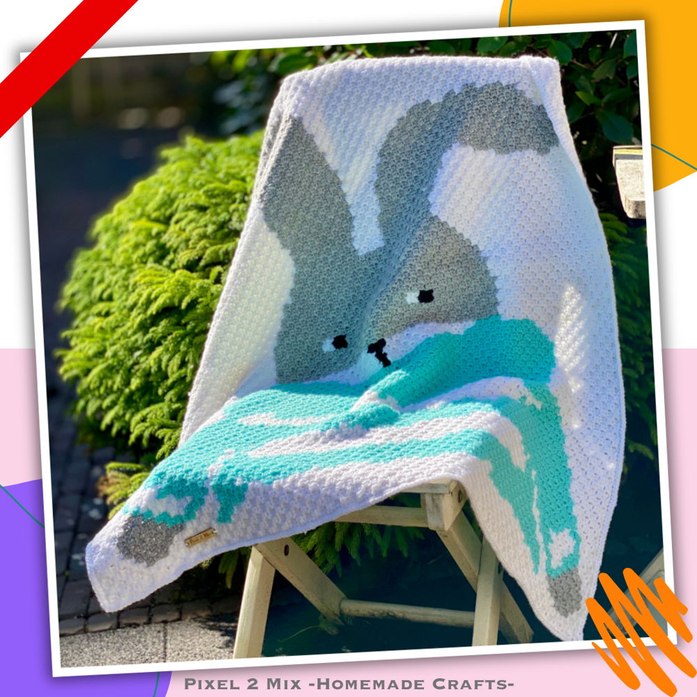Rocky - The Play Blanket - Corner to Corner C2C Crochet