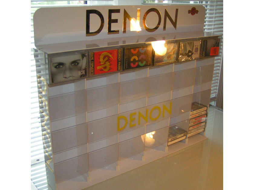 Denon Cassette Tape Display/Storage, Perfect For Your Listening Room!