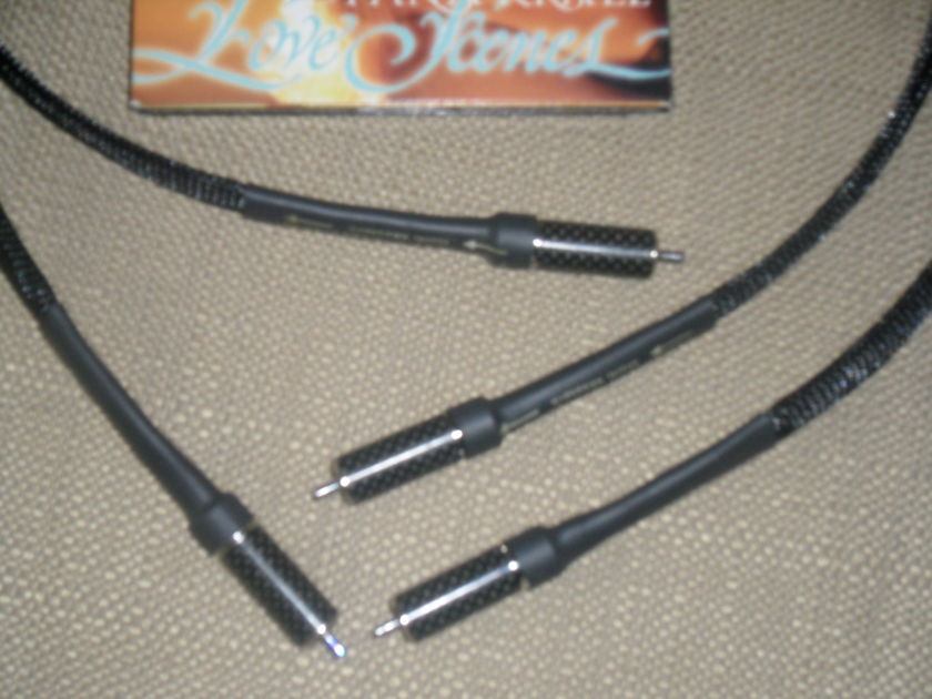 AMADI CABLES. Barb Masters 3ft. Carbon Fiber Locking RCA. The Best.